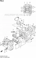CULASSE AVANT pour Suzuki SV 650 2012