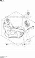 PHARE (SV650SL2 E02) pour Suzuki SV 650 2012