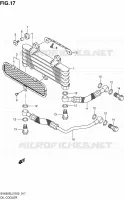RADIATEUR D'HUILE pour Suzuki SV 650 2012