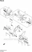 REPOSE PIED pour Suzuki SV 650 2012