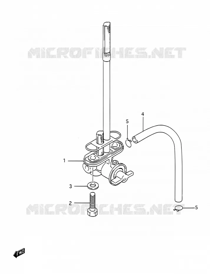 ROBINET D'ESSENCE Suzuki MOTO 200 TS-R 1991  TS200R M (E03,E28,E33)