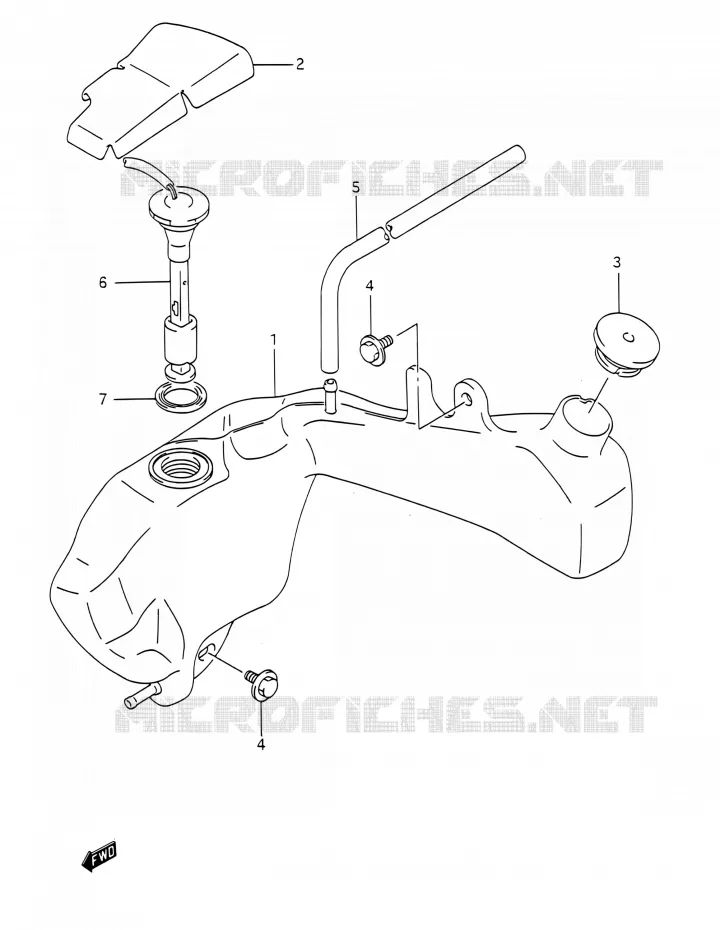 RESERVOIR D'HUILE Suzuki MOTO 200 TS-R 1993  TS200R P (E03,E28,E33)