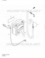 BATTERIE pour Suzuki TU 250 2011