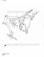 CADRE pour Suzuki TU 250 2011