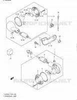 CLIGNOTANTS pour Suzuki TU 250 2011