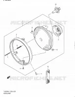 PHARE pour Suzuki TU 250 2011