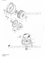 POMPE A HUILE pour Suzuki TU 250 2011