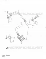 SYSTEME RECYCLAGE GAZ ECHAPPEMENT pour Suzuki TU 250 2011