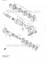 TRANSMISSION pour Suzuki TU 250 2011