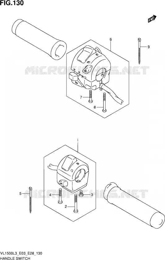 COMMODOS (VL1500BL3 E28) Suzuki MOTO 1500 BOULEVARD 2013  VL1500 L3/VL1500B L3 (E03,E28,E33)