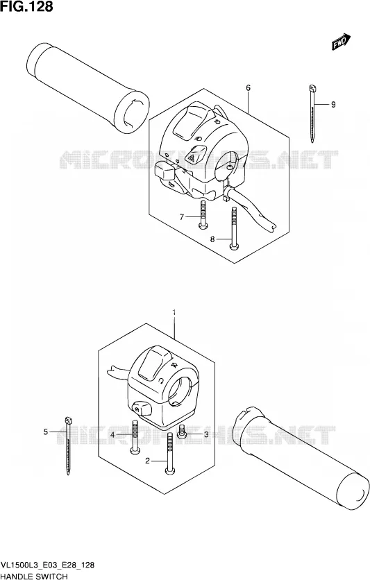 COMMODOS (VL1500L3 E33) Suzuki MOTO 1500 BOULEVARD 2013  VL1500 L3/VL1500B L3 (E03,E28,E33)