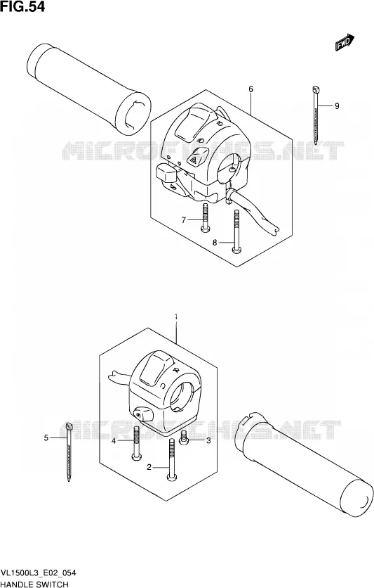 COMMODOS (VL1500L3 E02) Suzuki MOTO 1500 INTRUDER 2013  VL1500B L3 (E02)