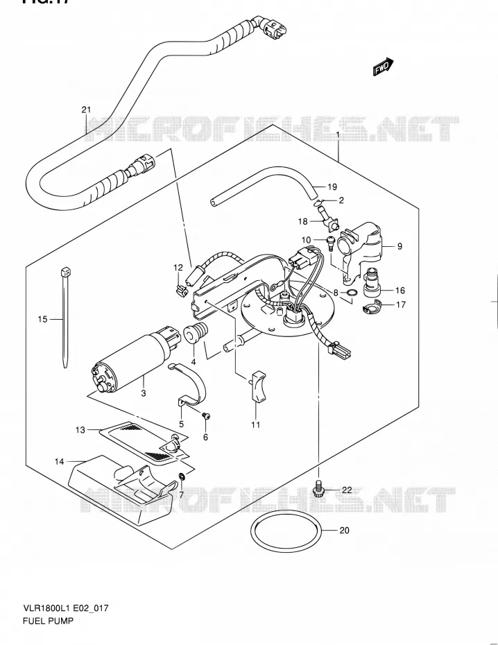 POMPE A ESSENCE Suzuki MOTO 1800 INTRUDER 2011  VLR1800L1/VLR1800TL1(E24)