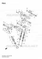 ARBRE A CAMES   VALVE pour Suzuki INTRUDER 1400 1996