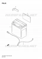 BATTERIE pour Suzuki INTRUDER 1400 1996