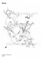 CADRE (MODELE T) pour Suzuki INTRUDER 1400 1996