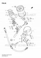 COMPTEUR pour Suzuki INTRUDER 1400 1996