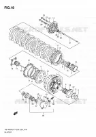 EMBRAYAGE pour Suzuki INTRUDER 1400 1996