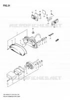 ENSEMBLE FEU ARRIERE pour Suzuki INTRUDER 1400 1996