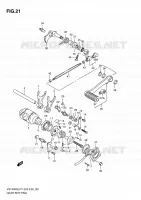 ENSEMBLE SELECTEUR DE VITESSES (MODEL T) pour Suzuki INTRUDER 1400 1996