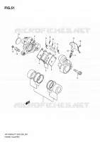 ETRIER DE FREIN AVANT pour Suzuki INTRUDER 1400 1996
