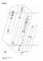 FOURCHE AVANT pour Suzuki INTRUDER 1400 1996