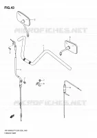 GUIDON (MODELE T/V/W/X) pour Suzuki INTRUDER 1400 1996