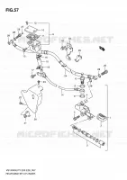 MAITRE CYLINDRE ARRIERE pour Suzuki INTRUDER 1400 1996