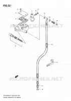 MAITRE CYLINDRE AVANT pour Suzuki INTRUDER 1400 1996
