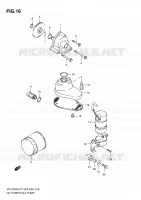 POMPE A HUILE   POMPE A ESSENCE pour Suzuki INTRUDER 1400 1996