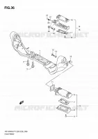 REPOSE PIED pour Suzuki INTRUDER 1400 1996