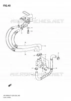 ROBINET D'ESSENCE pour Suzuki INTRUDER 1400 1996