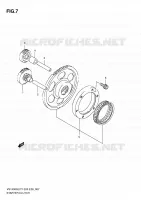 ROUE LIBRE DE DEMARREUR pour Suzuki INTRUDER 1400 1996
