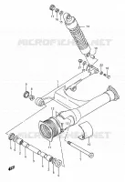 BRAS OSCILLANT ARRIERE pour Suzuki INTRUDER 1400 1990