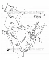 CADRE pour Suzuki INTRUDER 1400 1990