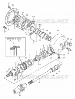 CARDAN   COUPLE CONIQUE pour Suzuki INTRUDER 1400 1990