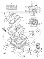 CULASSE (AVT) pour Suzuki INTRUDER 1400 1990