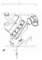 FILTRE A AIR (AVANT) pour Suzuki INTRUDER 1400 1990