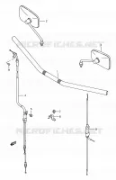 GUIDON (VS1400GLFS) pour Suzuki INTRUDER 1400 1990