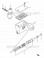 MAITRE CYLINDRE D'EMBRAYAGE (VOIR NOTE) pour Suzuki INTRUDER 1400 1990