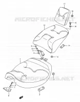 SELLE pour Suzuki INTRUDER 1400 1990