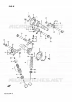 ARBRE A CAMES   VALVE pour Suzuki INTRUDER 750 1988
