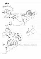 CLIGNOTANTS pour Suzuki INTRUDER 750 1988