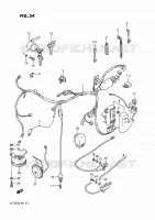 FAISCEAU ELECTRIQUE pour Suzuki INTRUDER 750 1988