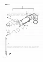 FILTRE A AIR (AVANT) pour Suzuki INTRUDER 750 1988