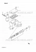 MAITRE CYLINDRE D'EMBRAYAGE (VS750GLFG/GLFH/GLEFH) pour Suzuki INTRUDER 750 1988