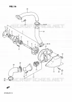 POMPE A EAU pour Suzuki INTRUDER 750 1988