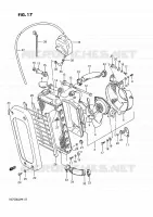 RADIATEUR pour Suzuki INTRUDER 750 1988