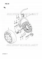 ALLUMAGE ROTOR   STATOR pour Suzuki INTRUDER 750 1989