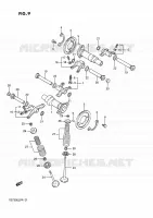 ARBRE A CAMES   VALVE pour Suzuki INTRUDER 750 1989
